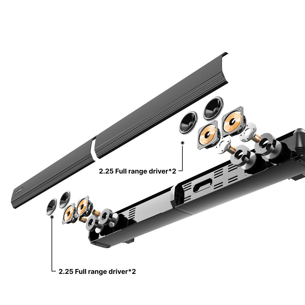 Ultimea Apollo S60 – Soundbar med Dolby Atmos &amp; Kraftfuld Subwoofer