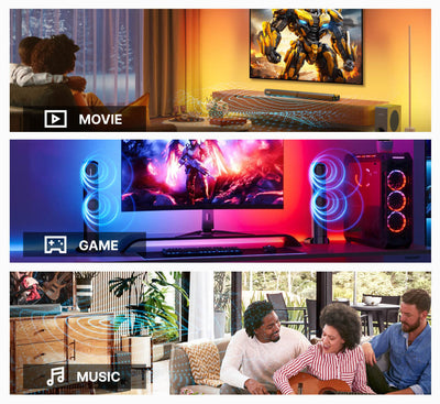 Ultimea Apollo S50 – Soundbar med Dolby Atmos &amp; Kraftfuld Subwoofer