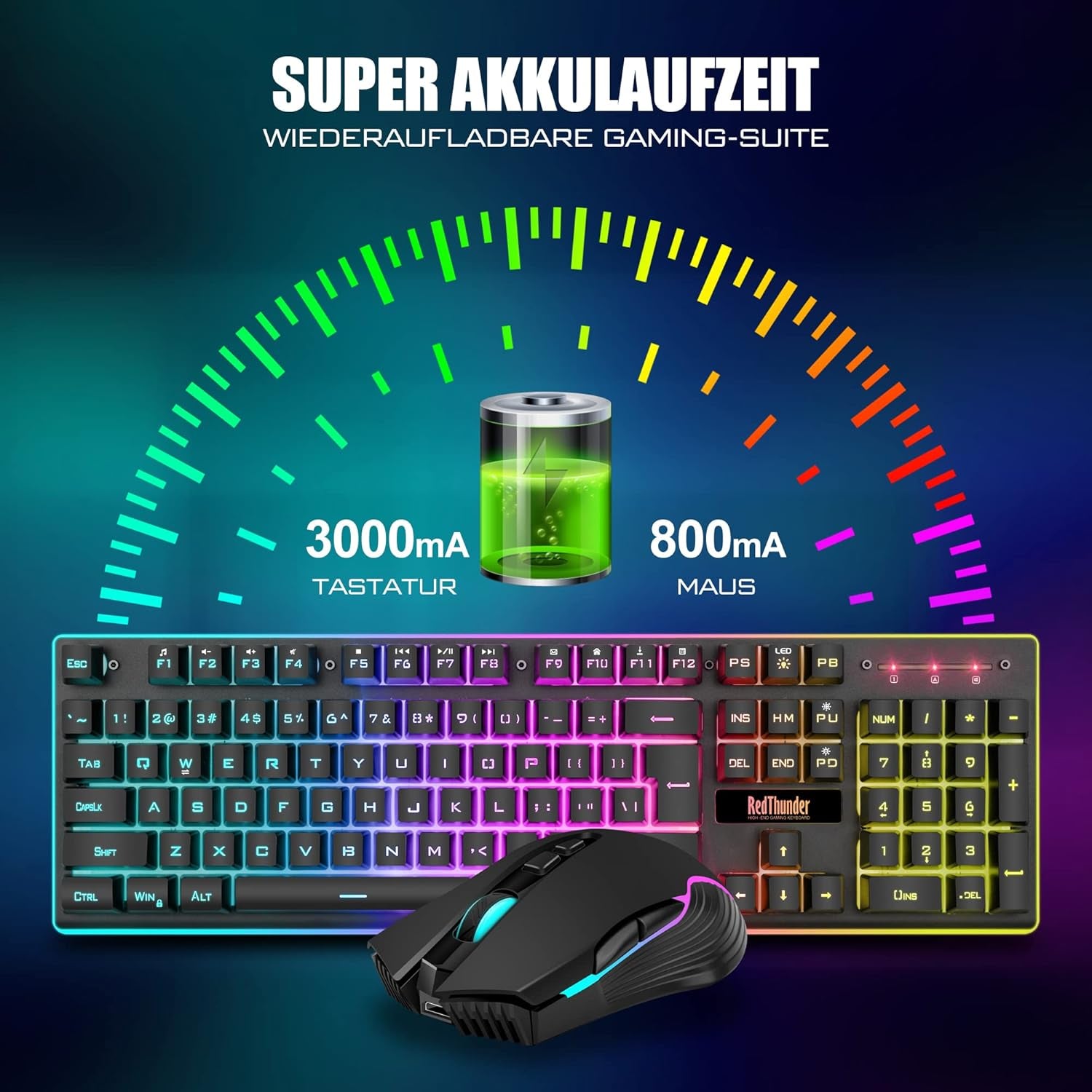 Redthunder K10 gaming Tastatur 