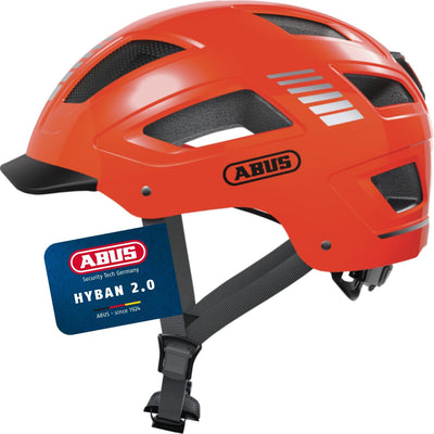 ABUS Stadthelm Hyban 2.0 - Fahrradhelm Mit Rücklicht, Abs-Hartschale, Guter Passform - Für Damen Und Herren
