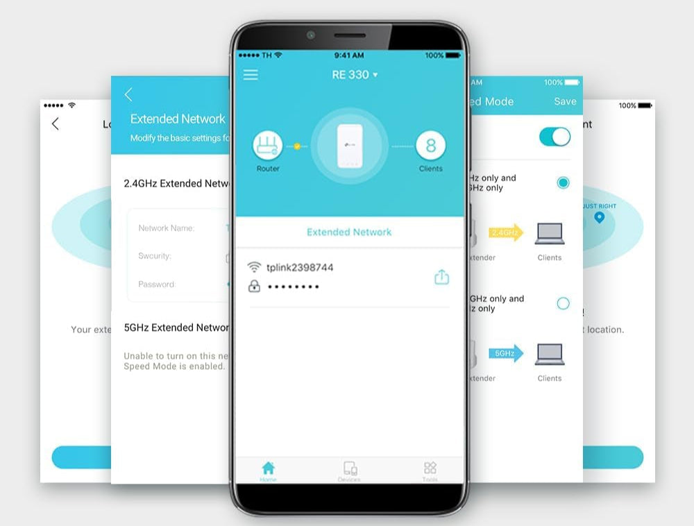 Tp-Link RE330 WLAN Forstærker