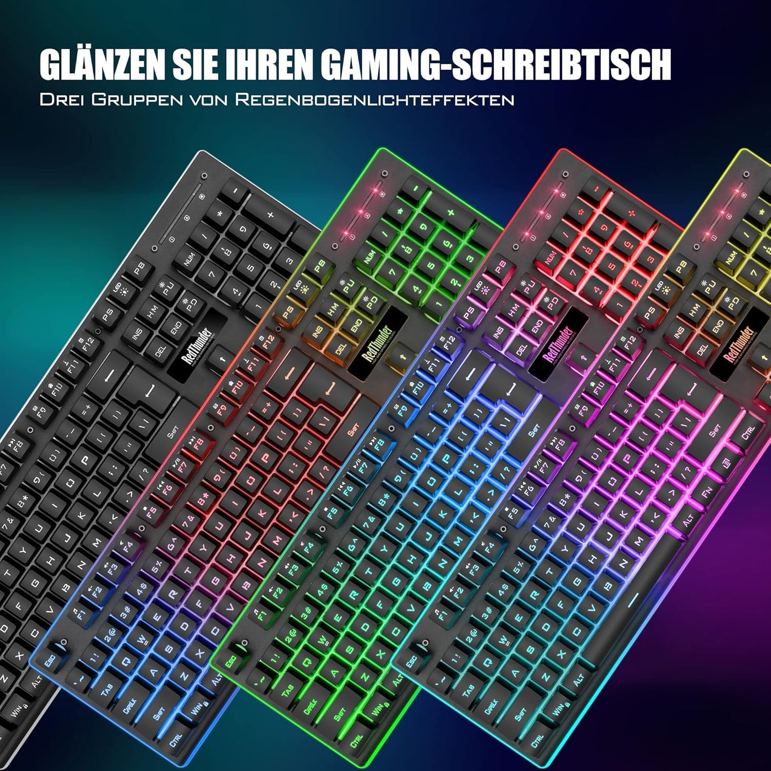 Redthunder K10 gaming Tastatur 