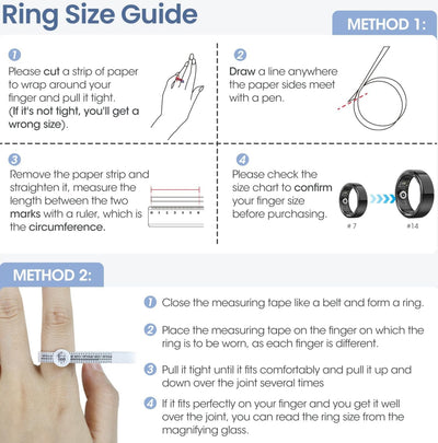 Dekefit Smart Ring Herren Damen, Smartringe Fitness Tracker Mit 100+ Sportmodi, Schlafmonitor, Herzfrequenz, Spo2, IP68 Wasserdicht, Gesundheitsring Für Android Ios, Size 12, Schwarz