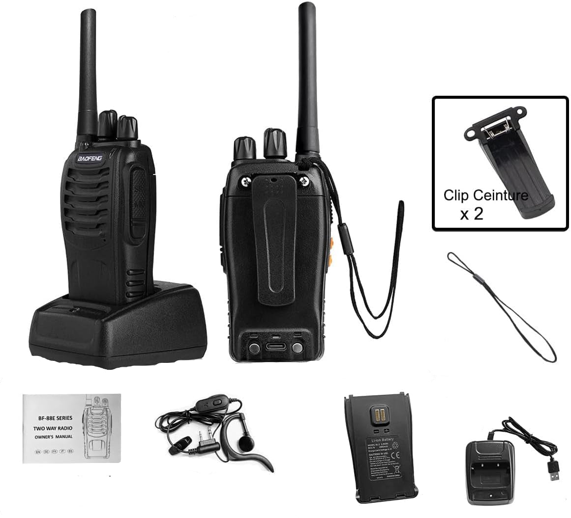 Walkie Talkies PMR446 2stk