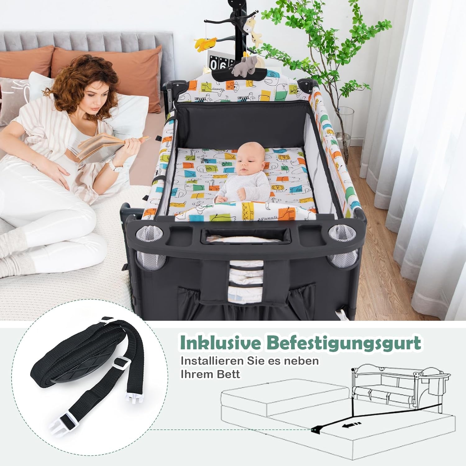 COSTWAY 5-I-1 Babyseng