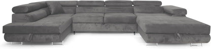 XXL-hjørnesofa med sovefunktion