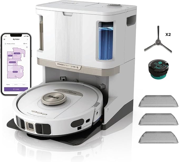 Shark PowerDetect™ 2-i-1 Støvsuger- &amp; Moppe-robot