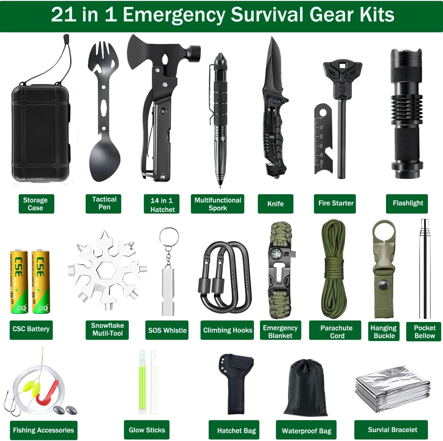 Overlevelses Kit 2 i 1