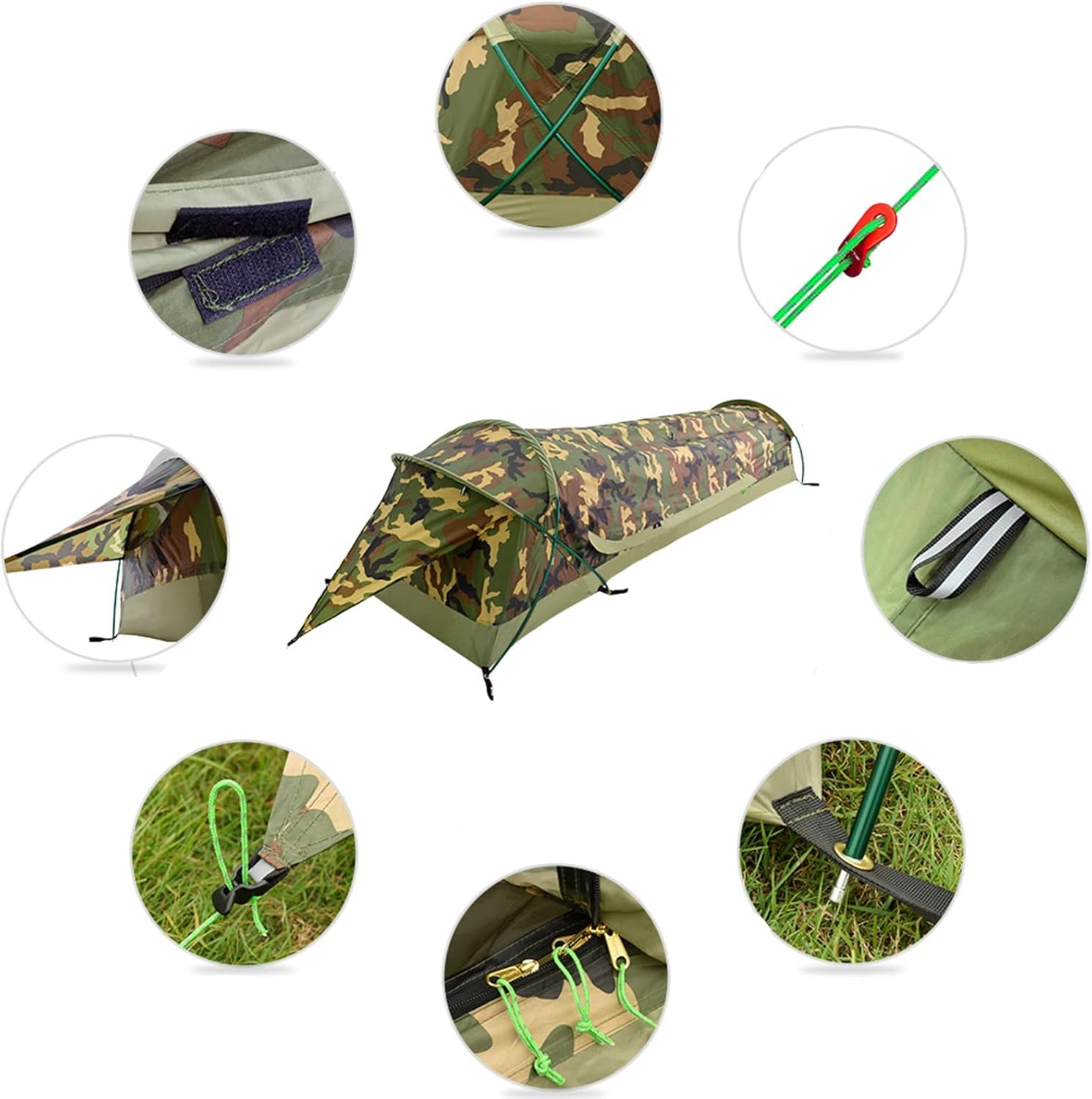  Ultralight 1-Personers felt telt 