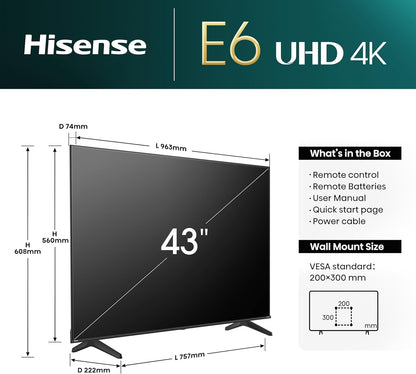Hisense fladskærms tv