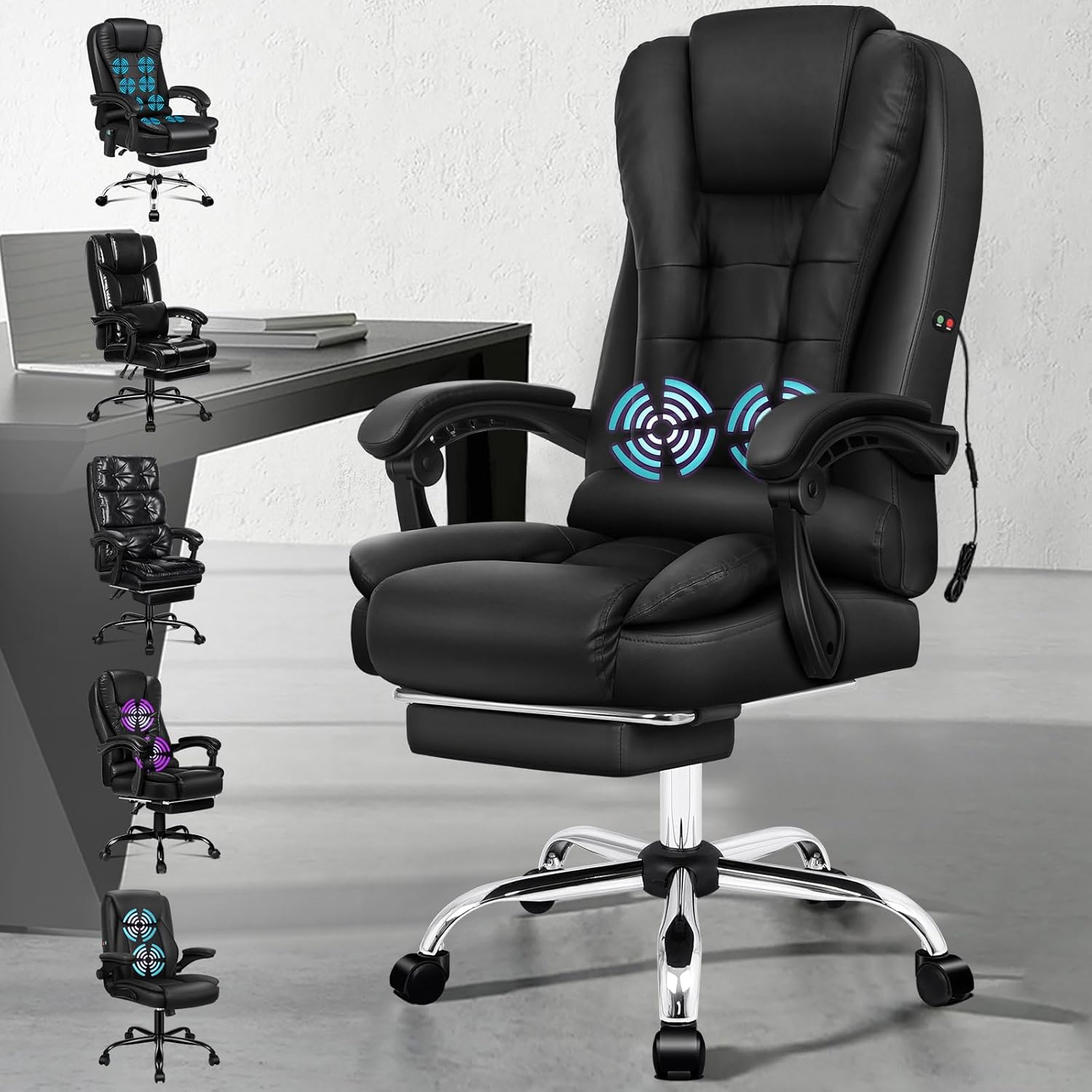 Kontor stol m. Massage funktion