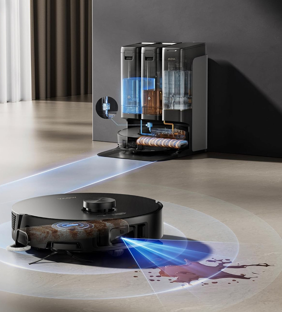 Mova Z50 Ultra robot støvsuger