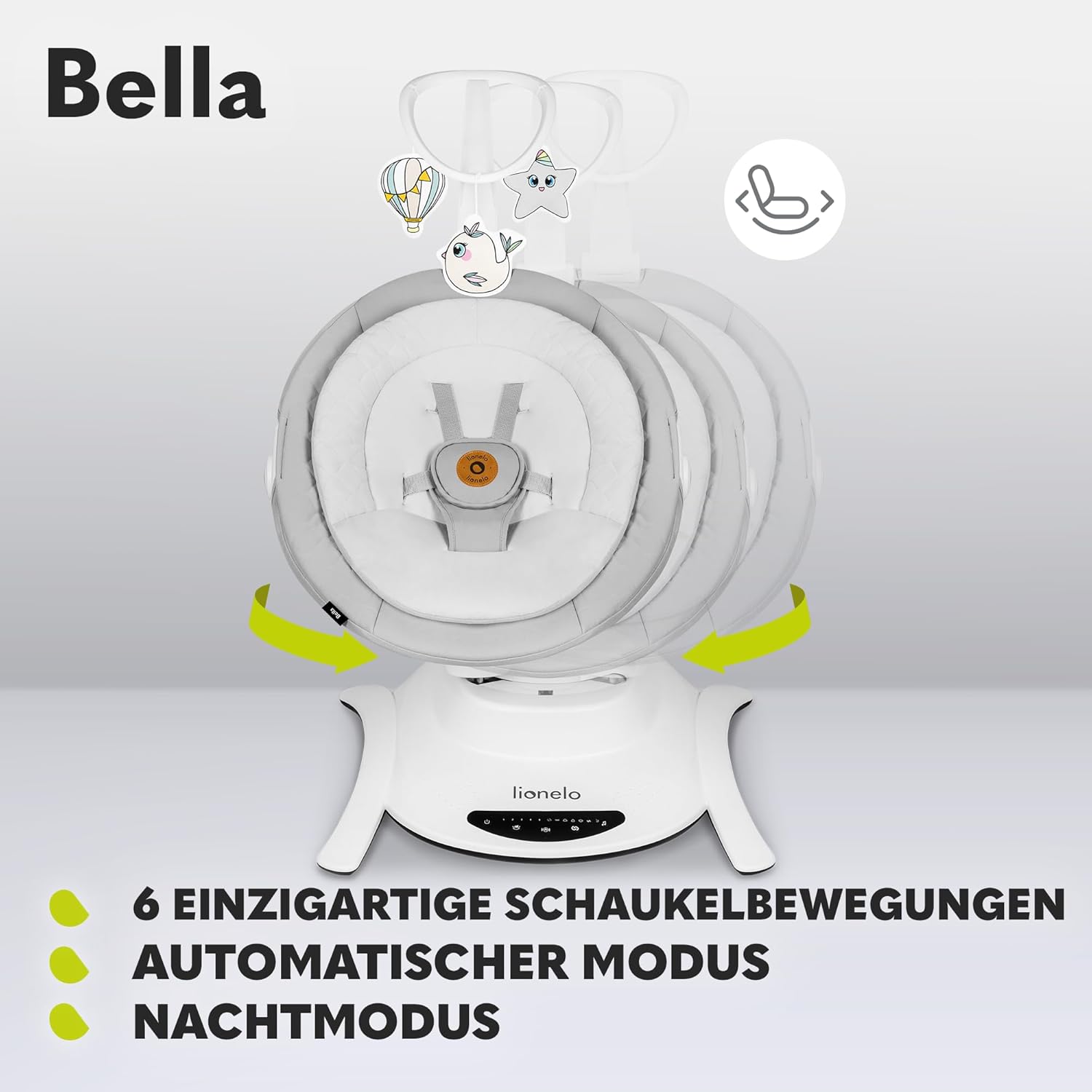 LIONELO Bella Elektrisk Babylift 360°