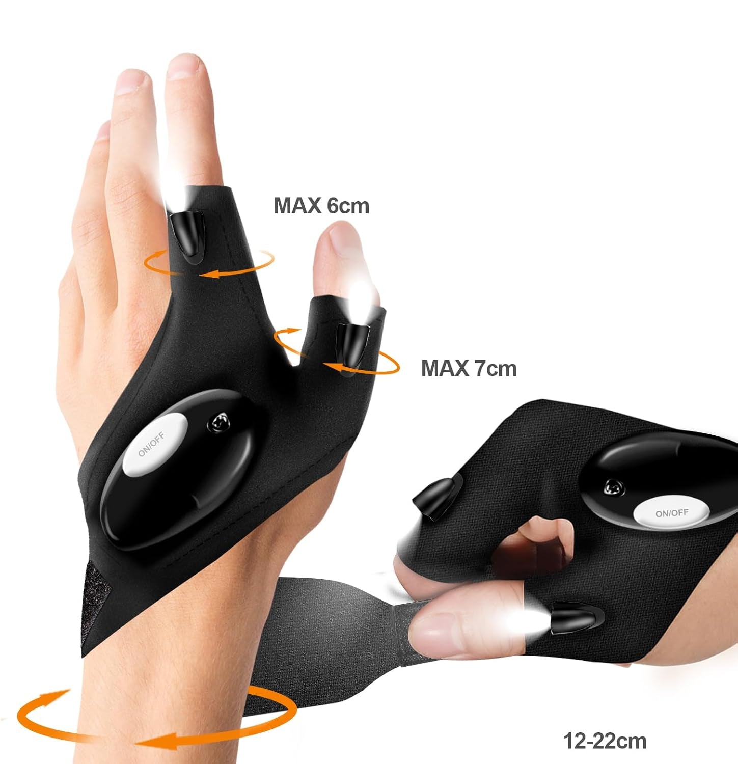 LED arbejds handsker