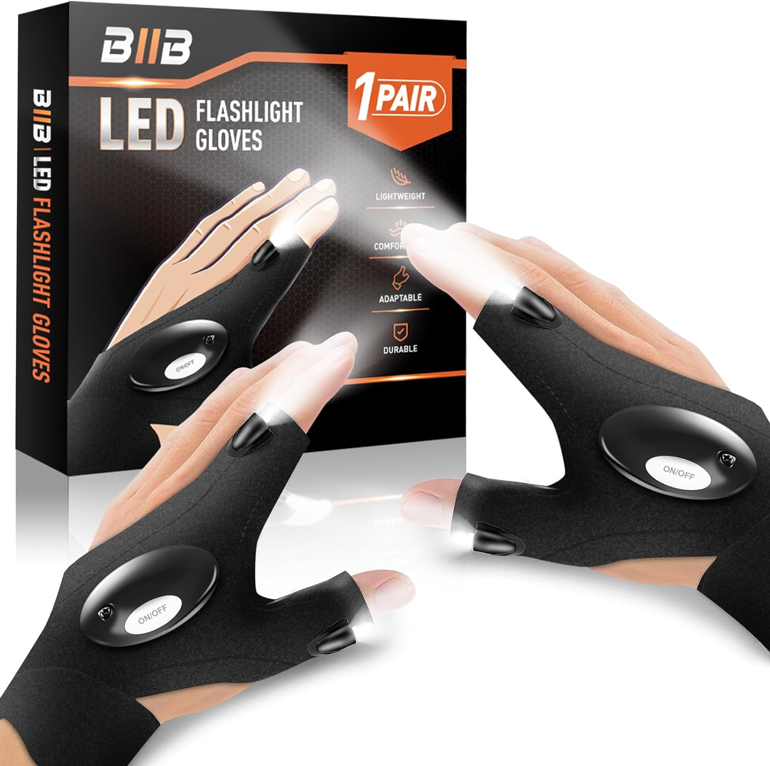 LED arbejds handsker