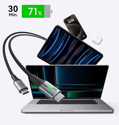 USB-C Kabel, 2-pak 2M
