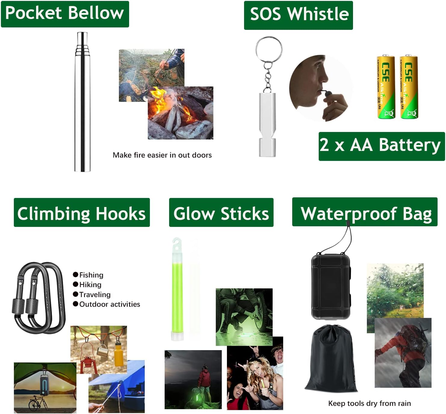 Overlevelses Kit 2 i 1