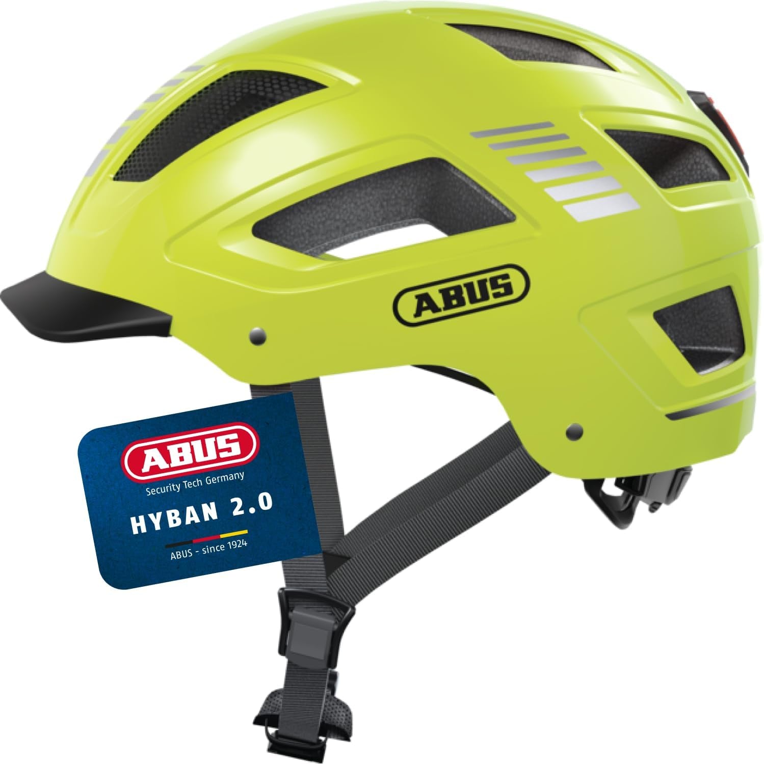 ABUS Stadthelm Hyban 2.0 - Fahrradhelm Mit Rücklicht, Abs-Hartschale, Guter Passform - Für Damen Und Herren
