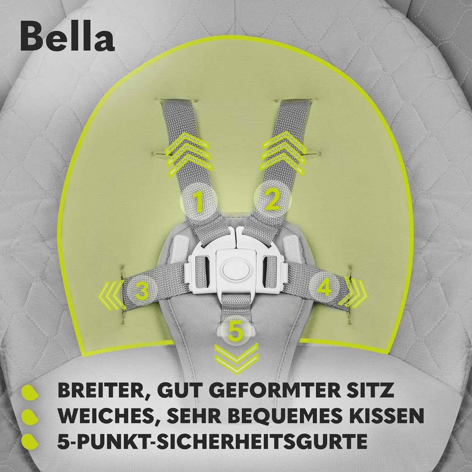 LIONELO Bella Elektrisk Babylift 360°