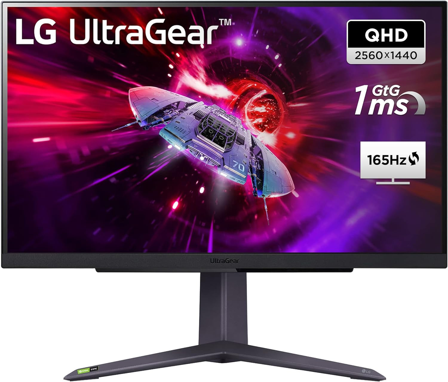 LG Electronics 27GS75QX-B.AEU UltraGear™ QHD Gaming IPS-skærm 27"