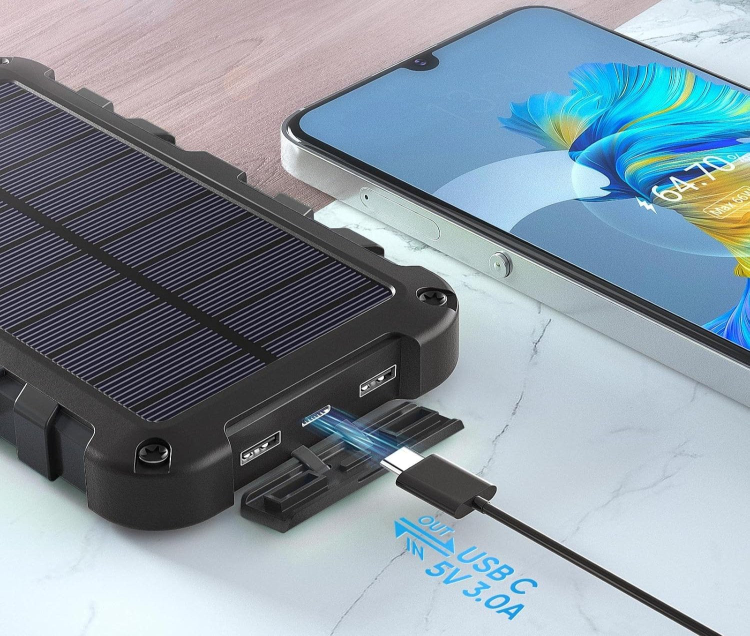Solar Powerbank 26800Mah