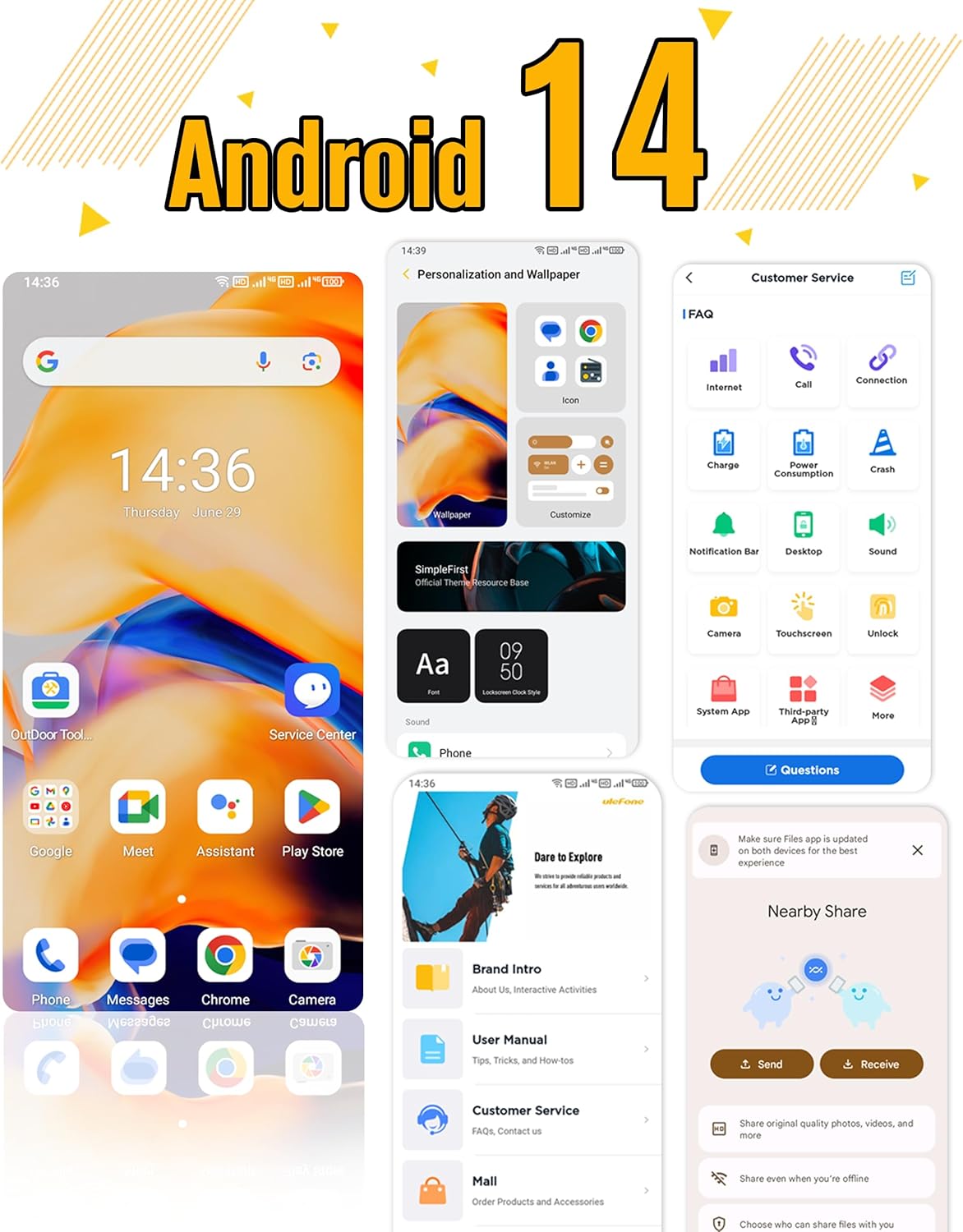 Ulefone Armor X13 Udendørs smartphone