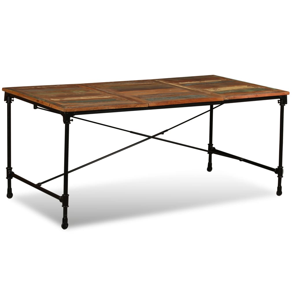 Spisebord 180 Cm Massivt Genbrugstræ