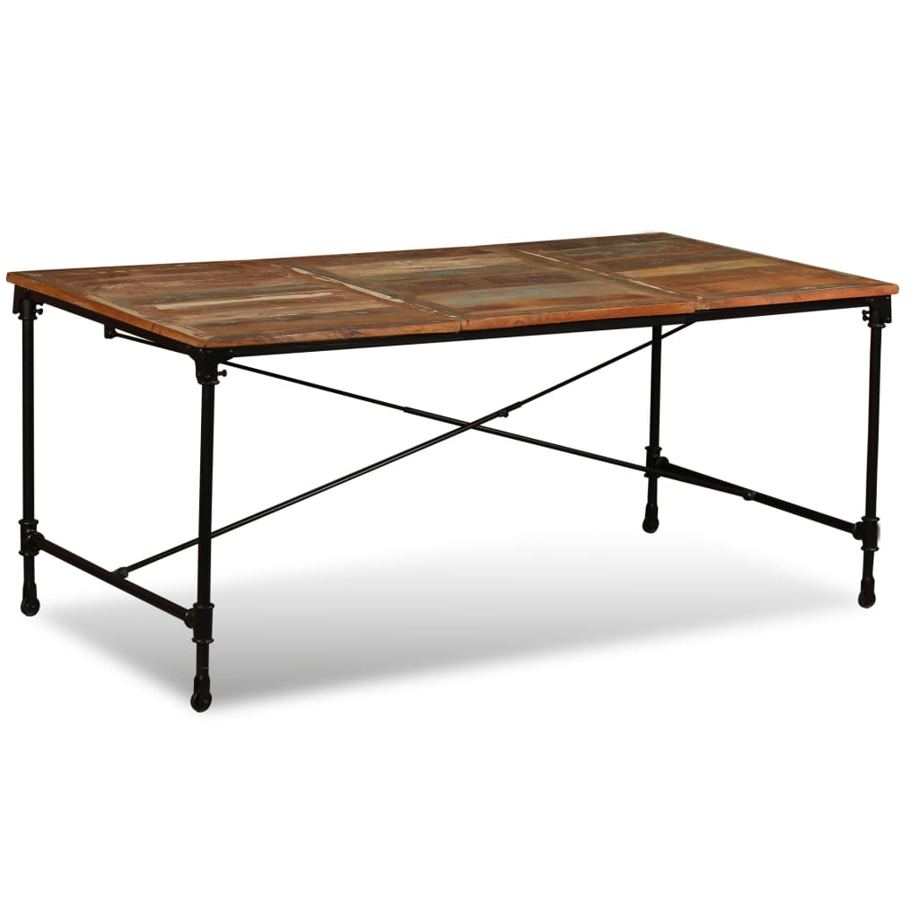Spisebord 180 Cm Massivt Genbrugstræ
