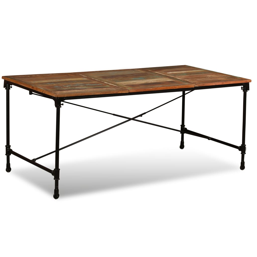 Spisebord 180 Cm Massivt Genbrugstræ
