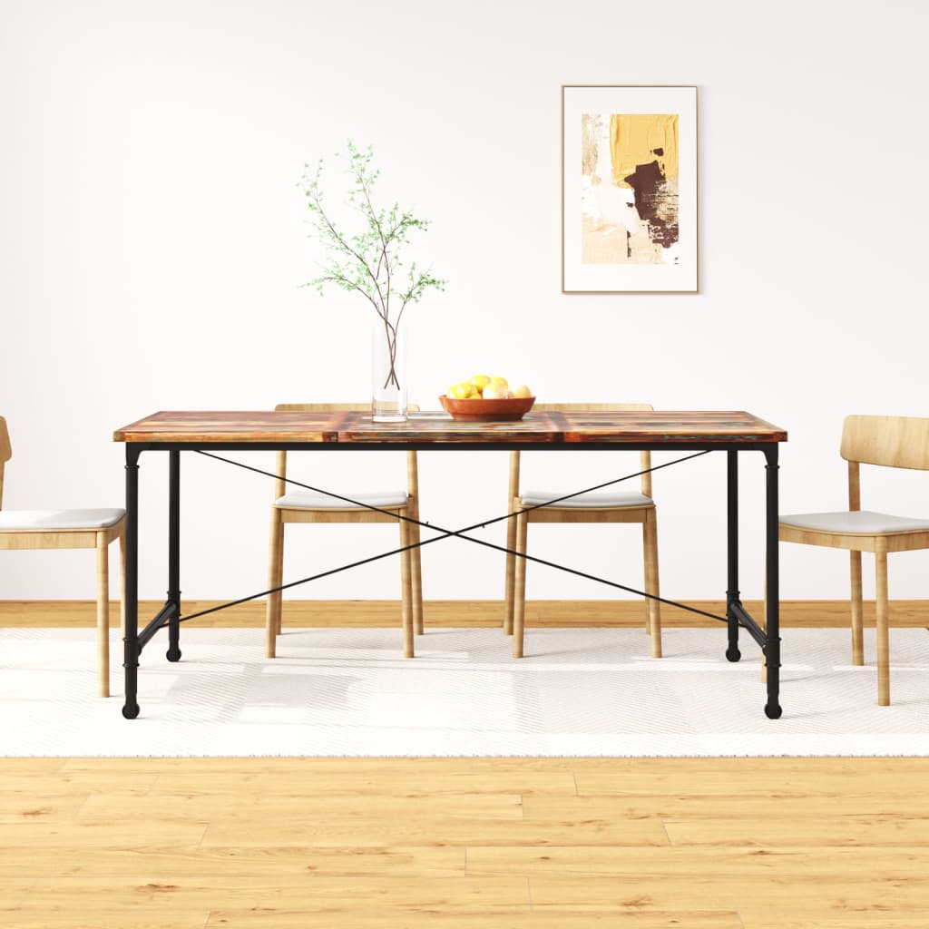 Spisebord 180 Cm Massivt Genbrugstræ
