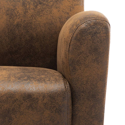 Sofastol Brun 70X69X72 Cm Kunstlæder