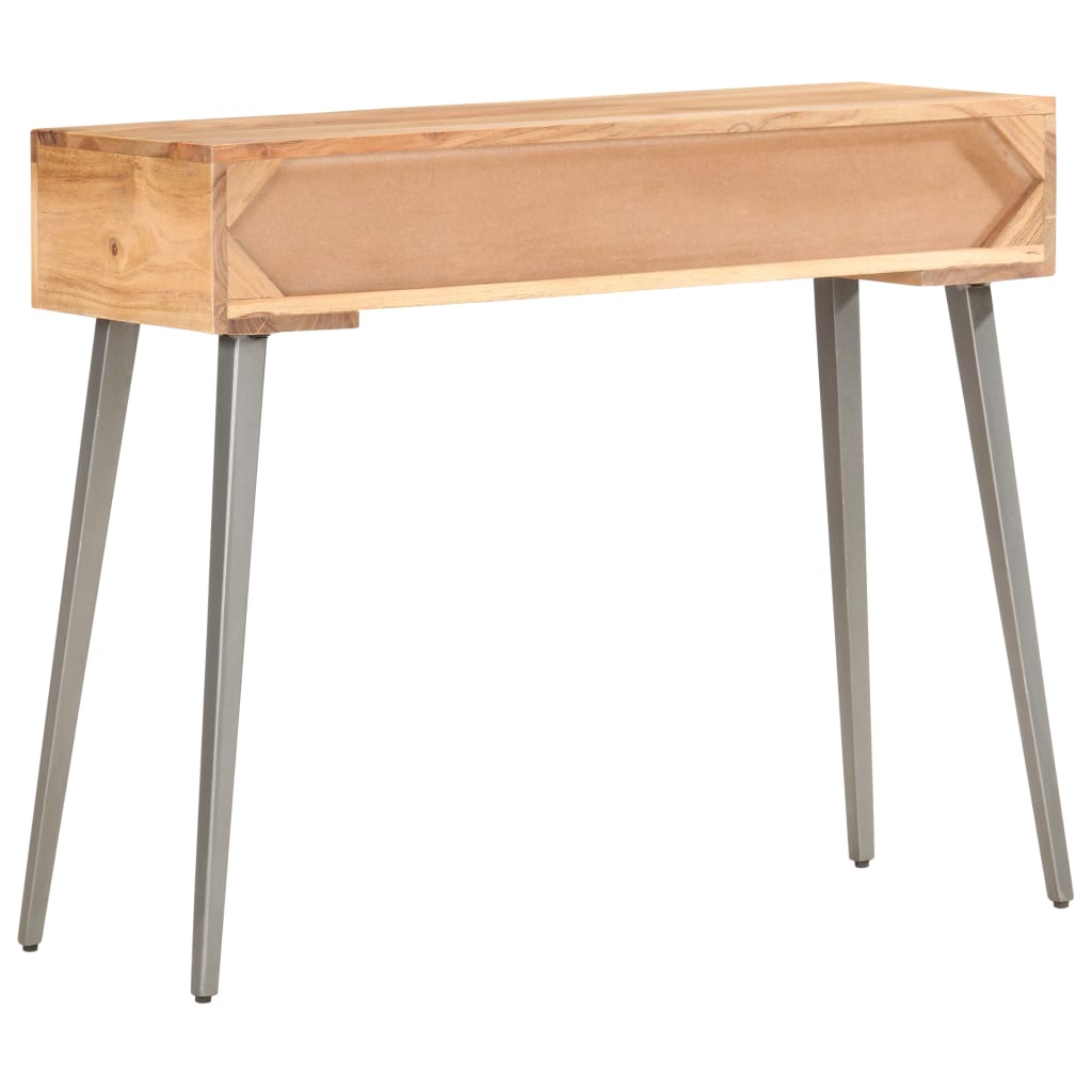 Konsolbord 90 X 30 X 75 Cm Massivt Akacietræ
