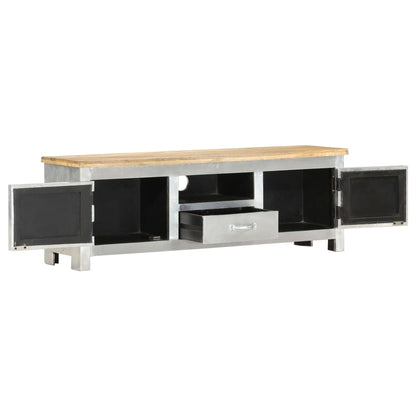 Aviator Tv-Skab 120X30X40 Cm Massivt Mangotræ