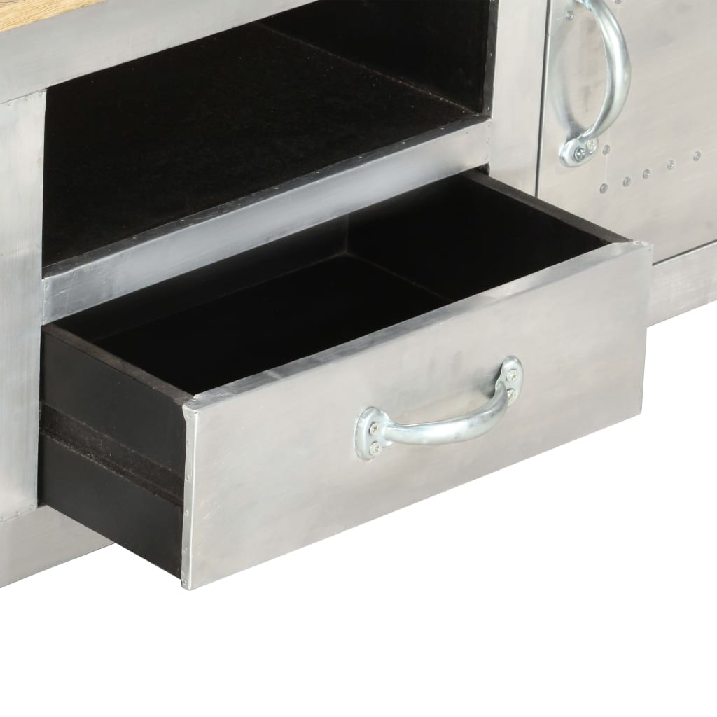 Aviator Tv-Skab 120X30X40 Cm Massivt Mangotræ