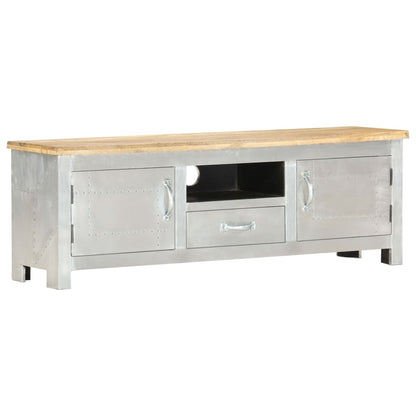 Aviator Tv-Skab 120X30X40 Cm Massivt Mangotræ