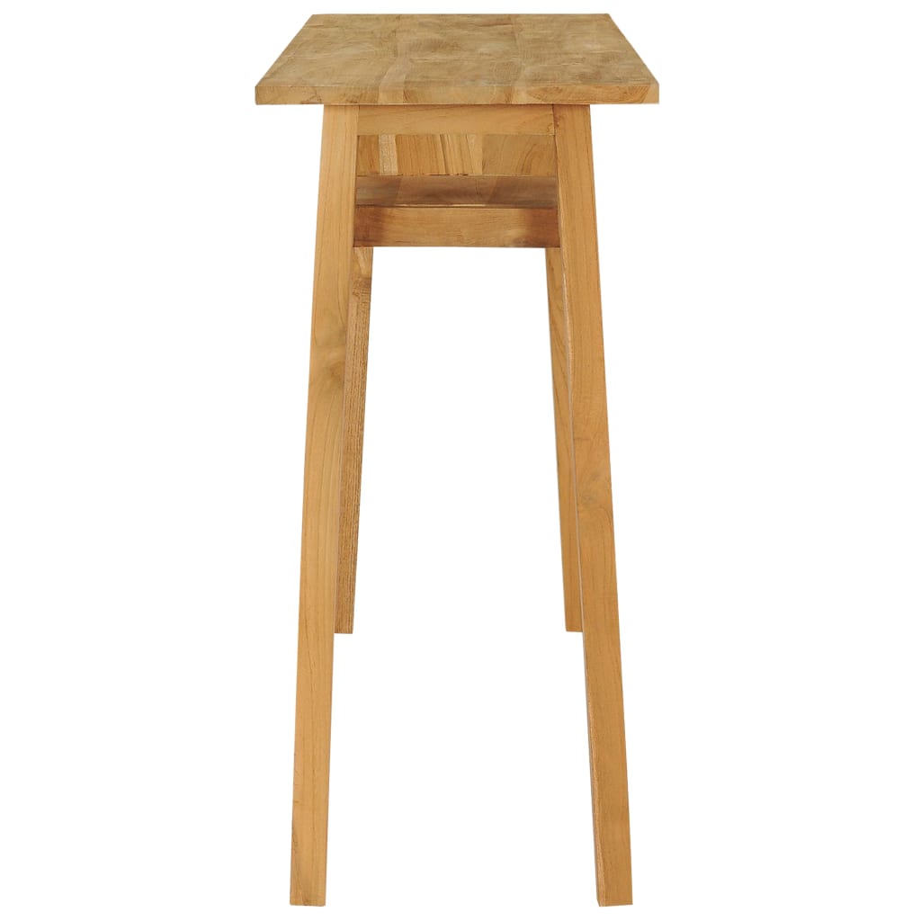 Konsolbord 120X35X75 Cm Massivt Teaktræ