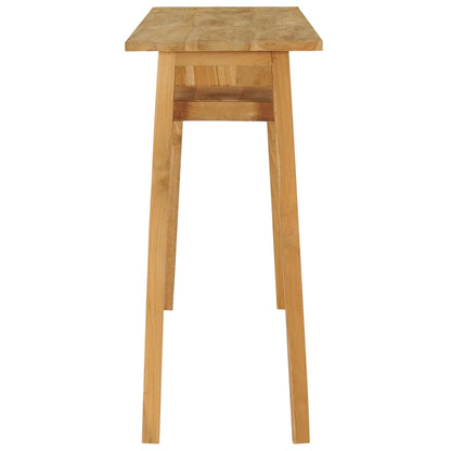 Konsolbord 120X35X75 Cm Massivt Teaktræ