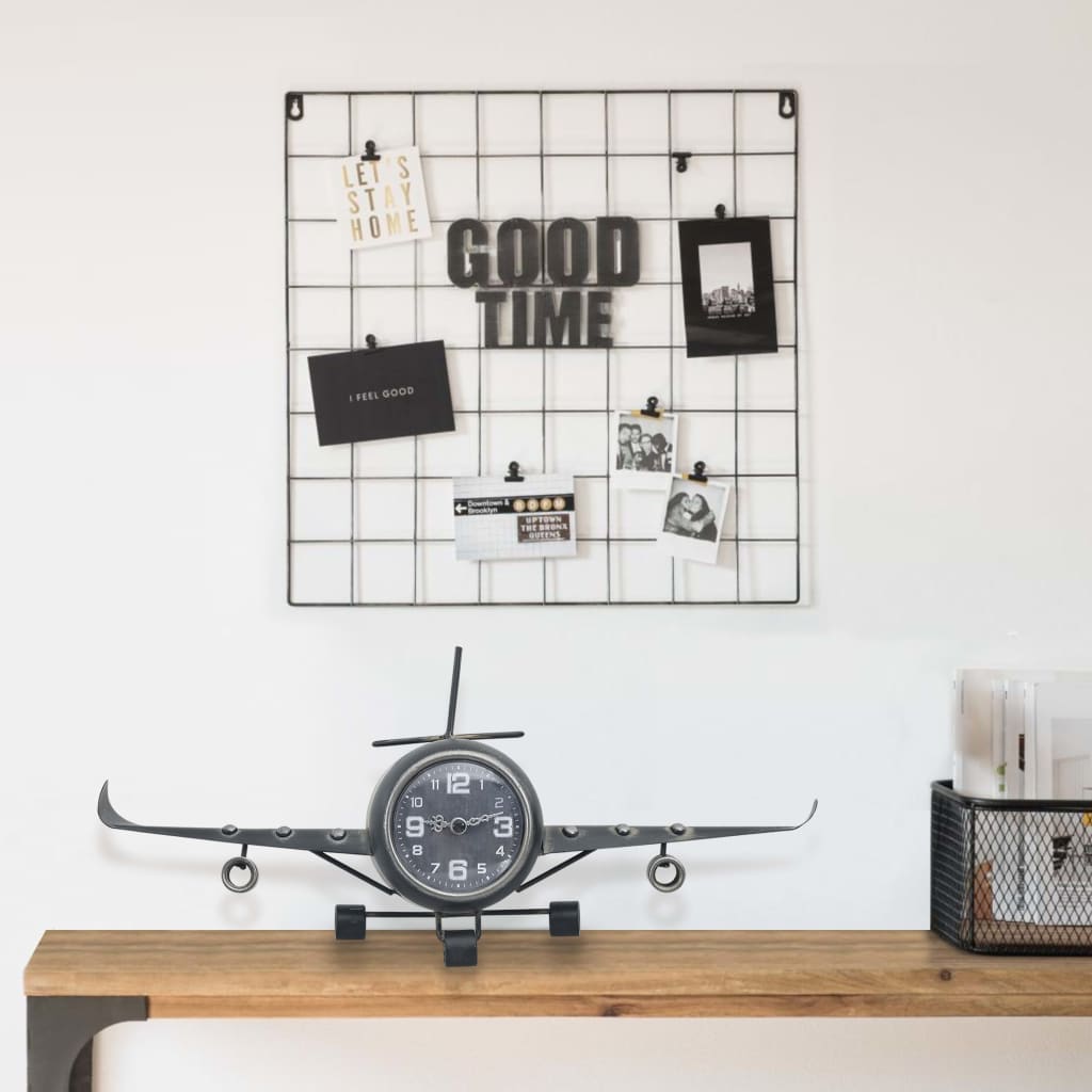 Aviator-Ur 41X8X17 Cm Metal Grå