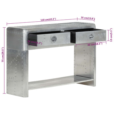 Aviator-Skænk 110X35X75 Cm Metal