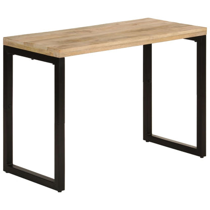 Spisebord/Skrivebord Massivt Træ Stålben