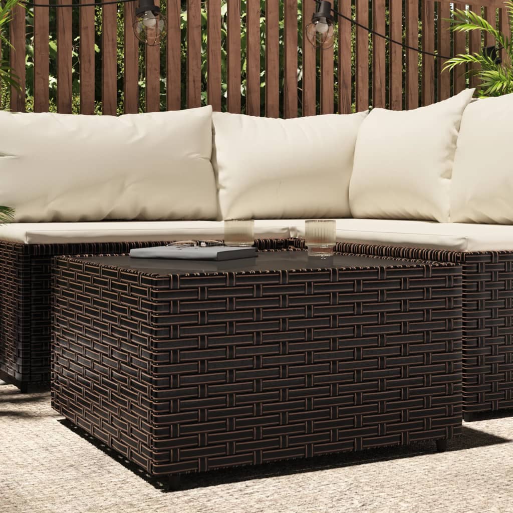 Havebord 50X50X30 Cm Firkantet Polyrattan