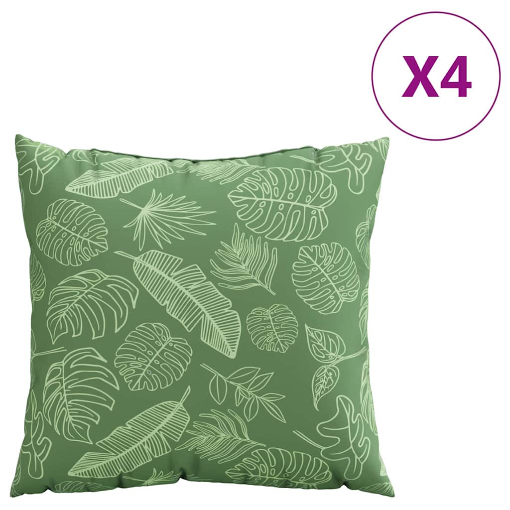 Sofapuder 4 Pcs Flerfarvet 60 X 60 Cm Stof