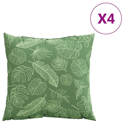 Sofapuder 4 Pcs Flerfarvet 60 X 60 Cm Stof