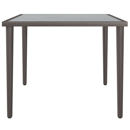 Havebord 48X48X37 Cm Stål Grå Grå