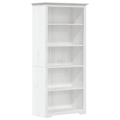 Bogreol Bodo 5 Hylder 82X40X173 Cm Massivt Fyrretræ