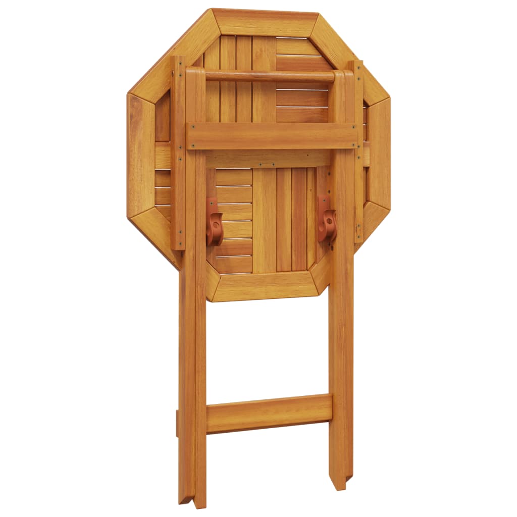 Foldbart Havebord Ø Massivt Akacietræ