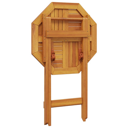 Foldbart Havebord Ø Massivt Akacietræ