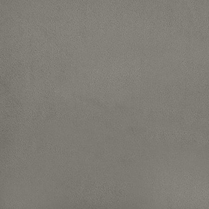 Springmadras Med Pocketfjedre 90X210X20 Cm Fløjl Lysegrå