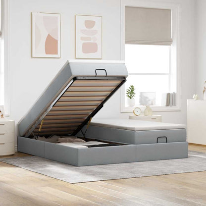 Osmannisk Sengeramme Med Madrasser Stof