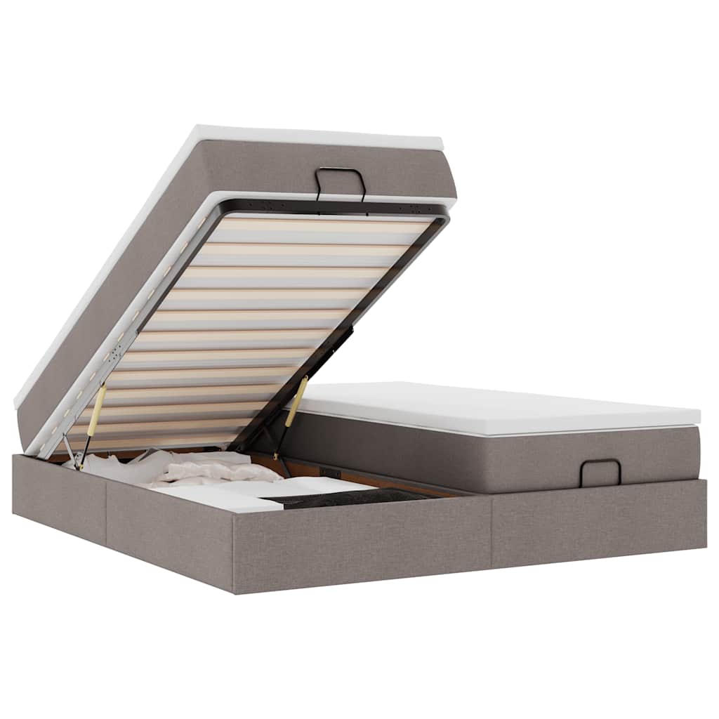 Osmannisk Sengeramme Med Madrasser Stof